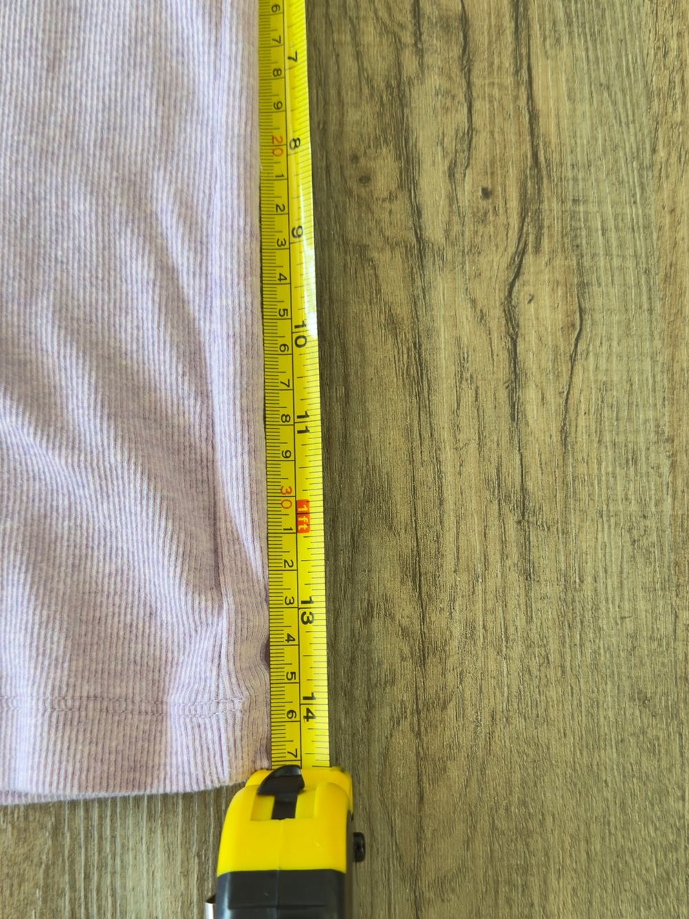 LOFT Lilac Elbow-Sleeve Ribbed Crewneck Tee - Picture 3 of 7